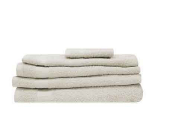 Beige Ultra Soft Cam Border Towel Collection 