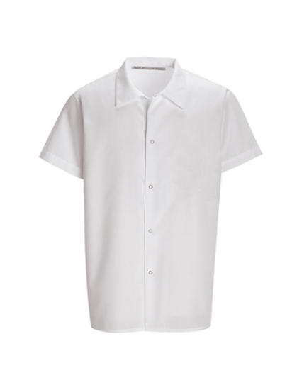 Pocketless White Cook Shirt # 139SN NP