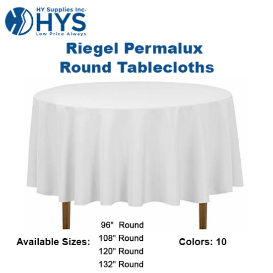 Riegel Permalux Round Tablecloths