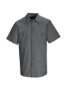 Short Sleeve Industrial Charcoal Work Shirt