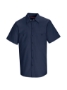 Short Sleeve Industrial Navy Work Shirt