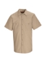 Short Sleeve Industrial Light Tan Work Shirt