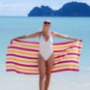 Colored beach Cabana towels for hotels