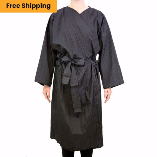 Black - Long Kimono Gown/Wrap