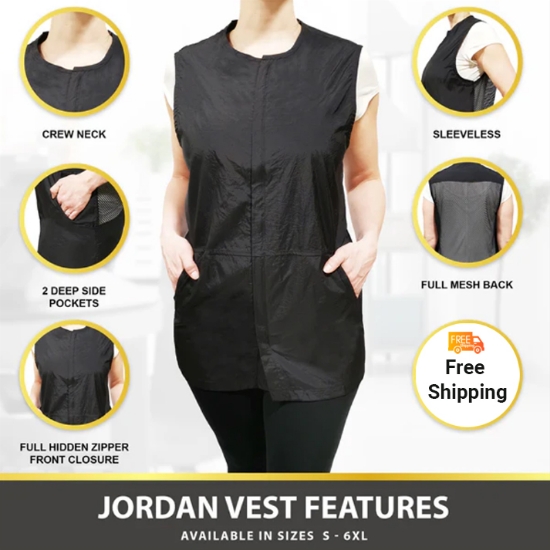 Jordan Mesh-Back Vest - Two Pockets