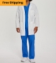 Landau Scrub Zone Unisex 3-Pocket Mid-Length Lab Coat 