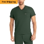 MEN'S - Landau Forward Men's 2-Pocket V-Neck Scrub Top