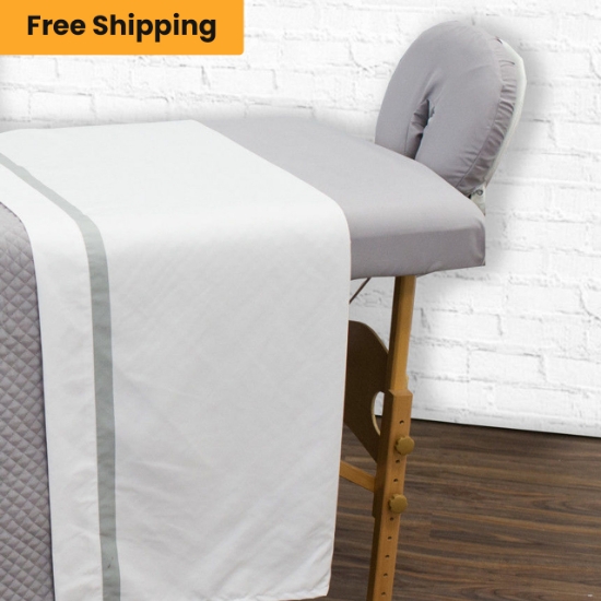 Massage Table Sheets Collection - 100% Poly Microfiber