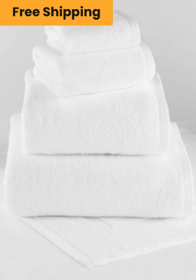 White Spa Towels - 100% Cotton