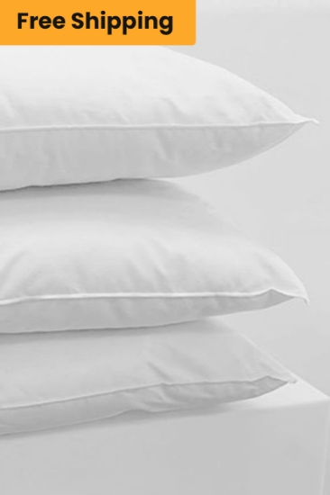 T 233 White Soft Goose Down Pillows