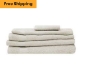 Beige Ultra Soft Cam Border Towel Collection