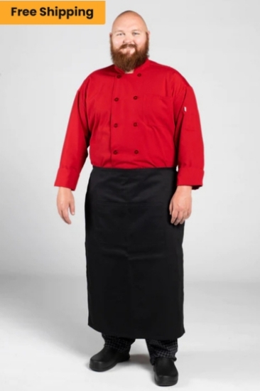 Two-Section Pocket Bistro Apron #3101 