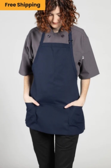 Adjustable Pocket Bib Apron FS