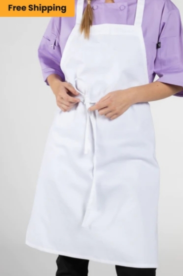 Classic Bib Apron for Restaurant Chefs FS