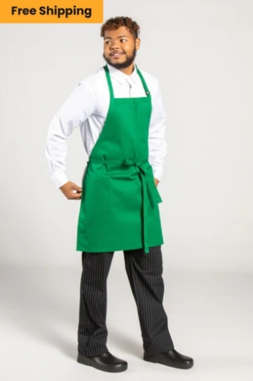 Two-Pocket Bib Apron FS