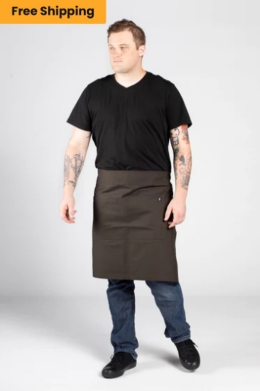 Moxie Waist Apron, black canvas FS