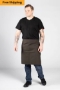 Moxie Waist Apron, black canvas FS