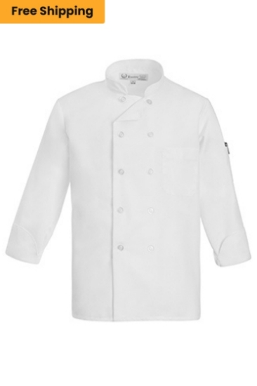 Cloth Knot button Chef Coat FS