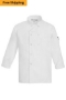 Cloth Knot button Chef Coat FS