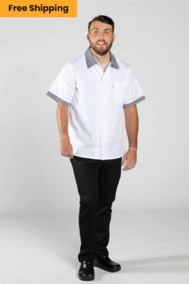 Trimmed Utility Shirt , shepherd check FS Trimmed Utility Shirt , shepherd check FS