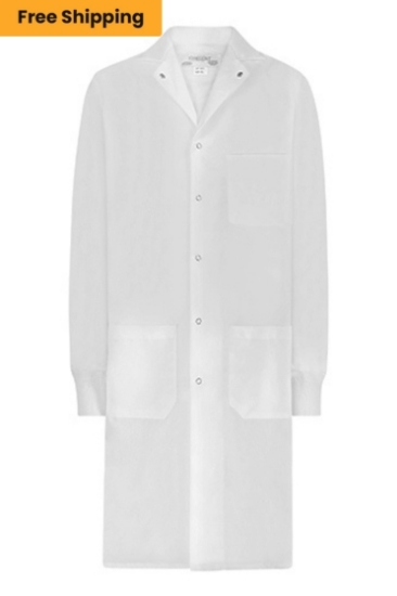 Lab Coat with Knit Cuffs FS