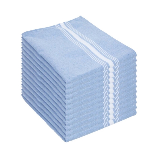 Bistro Spun Poly Napkins 18"X22" -Blue