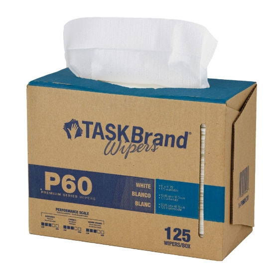 TaskBrand P60 Premium Series Hydrospun Wipers
