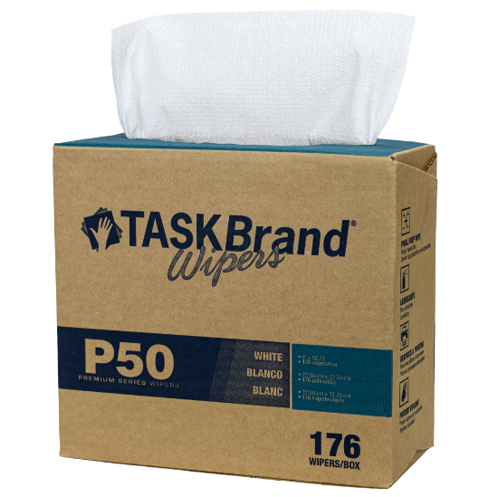 TaskBrand P50 Premium Series Hydrospun Wipers