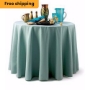 Basic Poly Round Tablecloth