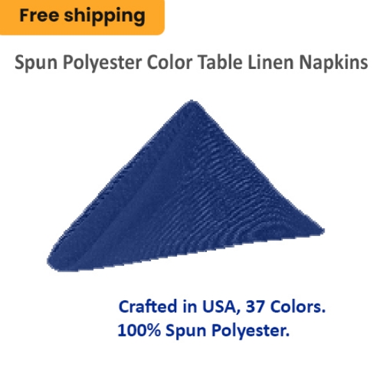 Spun Poly Color Table Napkins