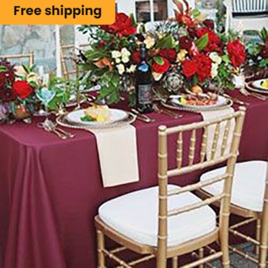 Spun Poly Banquet Tablecloth
