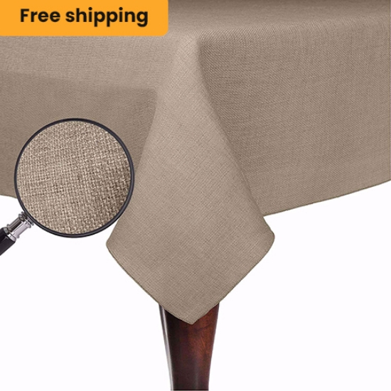 Havana Faux Burlap Banquet Tablecloth