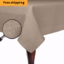 Havana Faux Burlap Banquet Tablecloth