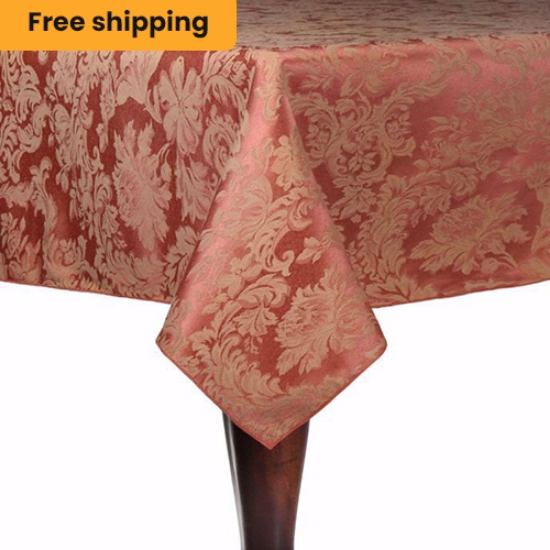 Miranda Damask Banquet Tablecloth