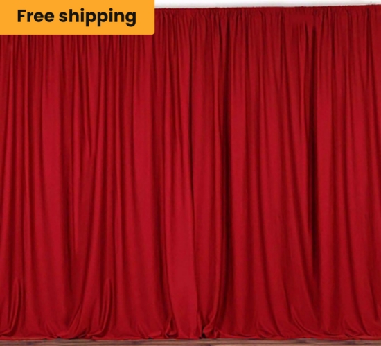 Basic Polyester Backdrop Drape Wrinkle Free