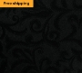 Somerset Damask Black Backdrop Drapes