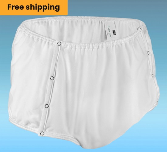 CareFor™ Snap-On Waterproof Incontinence Underwear – Heavy Absorbency