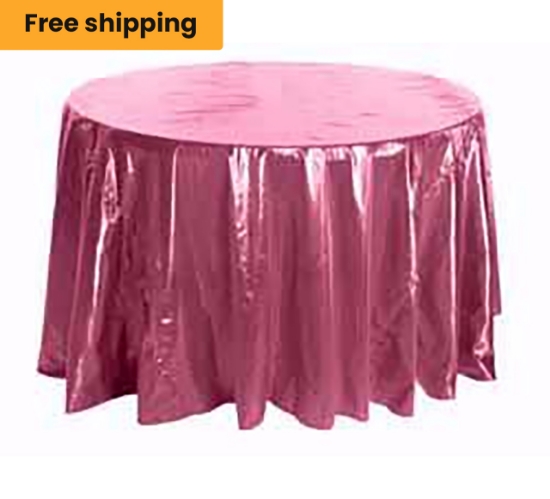 Candy Tissue Lame Round Tablecloth