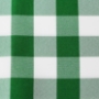 Moss/White - Poly Check Placemats & Runners