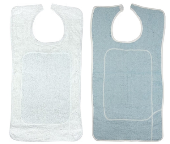 Adult Terry Bib with Partial Barrier