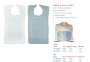 Adult Terry Bib with Partial Barrier