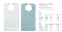 Adult Terry Bib with Velcro or Snap Closer