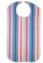 Candy Stripe Bib With Velcro Closer