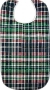 Highland Plaid Adult Bib with Barrier