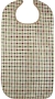 Autumn Beige Plaid Adult Bib