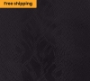 Black - Kenya Damask Placemats & Runners - Free Shipping 