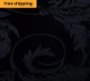 Black - Melrose Damask black Placemats & Runners - Free Shipping