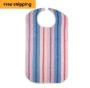 Candy Stripe Bib With Velcro Closer