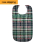 Highland Plaid Adult Bib with Barrier