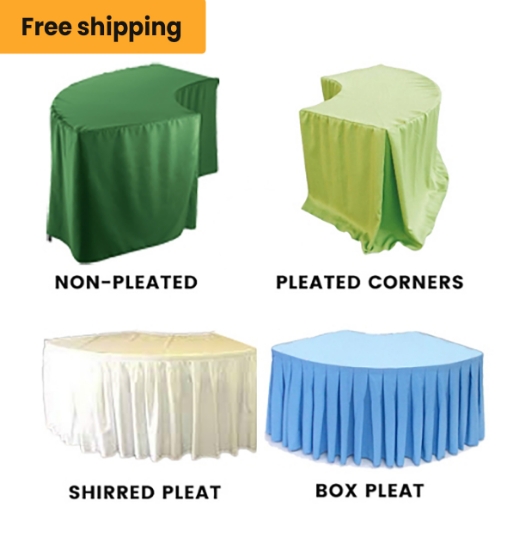 Spun Polyester, 6030 Serpentine Tablecloth